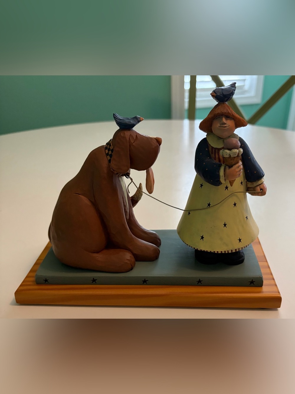 2000 Williraye Studio “The Stare Down” WW1311 Folk Art Ice Cream